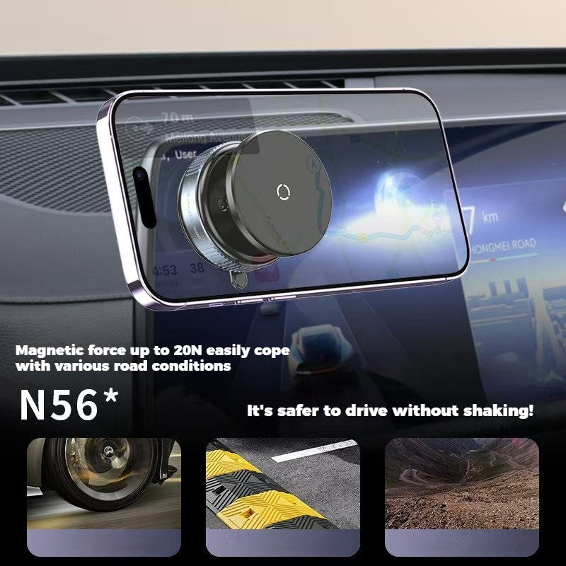 360° Rotation Vacuum Magnetic Car Phone Holder by Lotzi (Model LZ-T26) | Car Mount Accessories